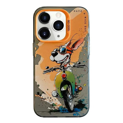 Animal Oil Painting Phone Case For IPhone 11 Pro Cute