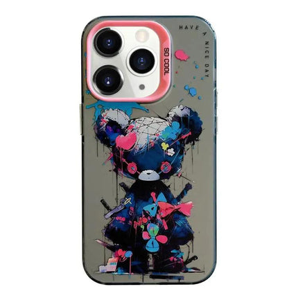 Animal Oil Painting Phone Case For IPhone 11 Pro Cute