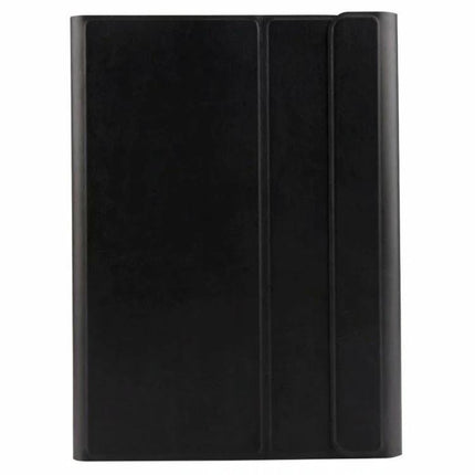 Universal Detachable Bluetooth Keyboard Case for 9.7-10 Inch Tablets - black folio cover closed for travel and typing