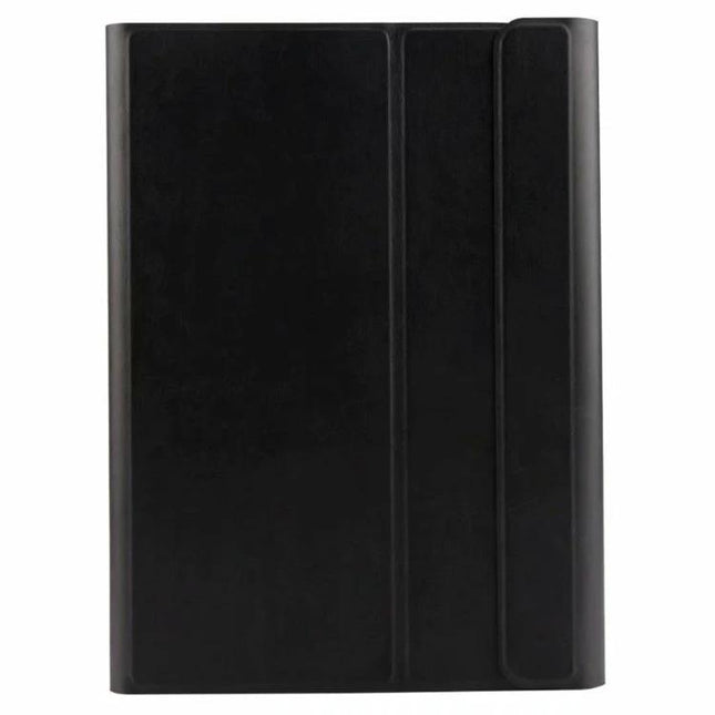 Universal Detachable Bluetooth Keyboard Case for 9.7-10 Inch Tablets - black folio cover closed for travel and typing