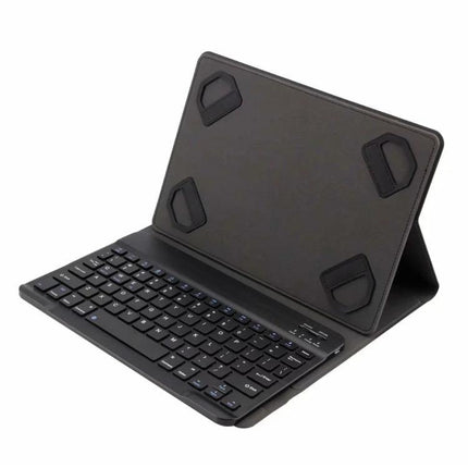 Universal Detachable Bluetooth Keyboard Case for 9.7-10 Inch Tablets - black folio keyboard case with detachable Bluetooth keyboard for tablet use