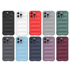 Flannel-Touched TPU Protective Case for iPhone 15 Pro Max