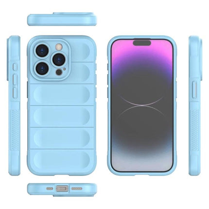 Magic Shield Case For iPhone Everyday Protection On The Go Keeps Your Phone Safe And Accessible - slim blue TPU protective phone case