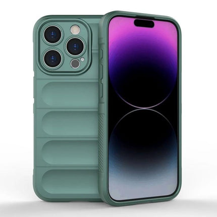 Magic Shield Case For iPhone Everyday Protection On The Go Keeps Your Phone Safe And Accessible green slim TPU protective phone case