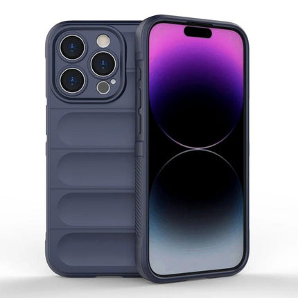 Magic Shield Case For iPhone Everyday Protection On The Go Keeps Your Phone Safe And Accessible - slim durable TPU navy phone case