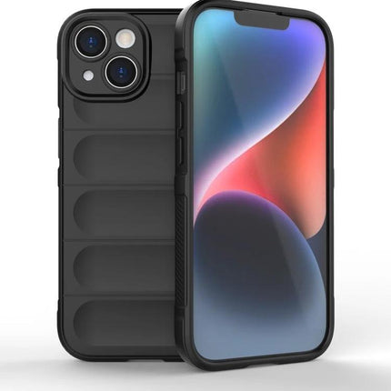 Magic Shield Case For iPhone Everyday Protection For Daily Life And Handling For Casual Use - black durable TPU iPhone 15 protective case