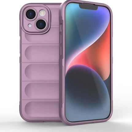 Magic Shield Case For iPhone Everyday Protection For Daily Life And Handling For Casual Use - purple TPU iPhone 15 case slim durable scratch-resistant grip