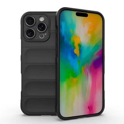 Magic Shield Case for Everyday iPhone Protection - slim black TPU case fits precisely, lightweight scratch and dirt protection for daily commutes