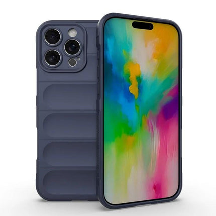 Magic Shield Case for Everyday iPhone Protection in slim dark blue TPU, precise fit, lightweight scratch and dirt resistant