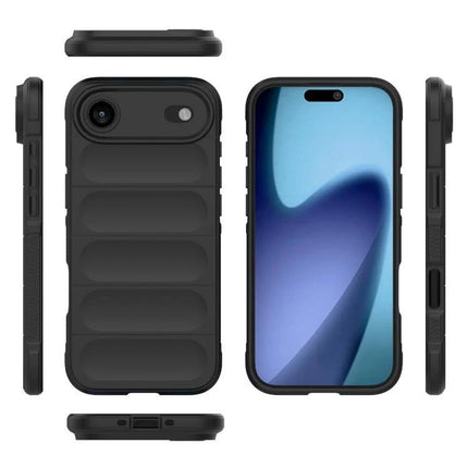 Magic Shield Case for Everyday iPhone Protection - slim durable black TPU case, precise fit, scratch and dirt resistant for daily pocket carry