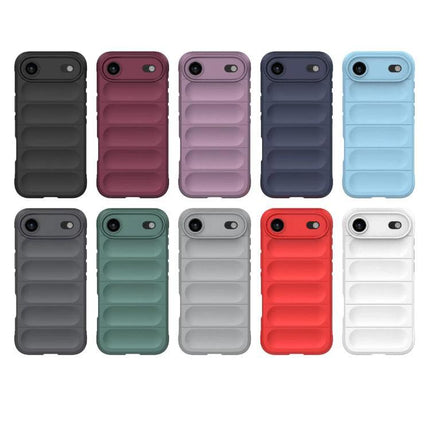 Magic Shield Case for Everyday iPhone Protection in assorted colors, lightweight TPU ribbed design for daily scratch and dirt protection