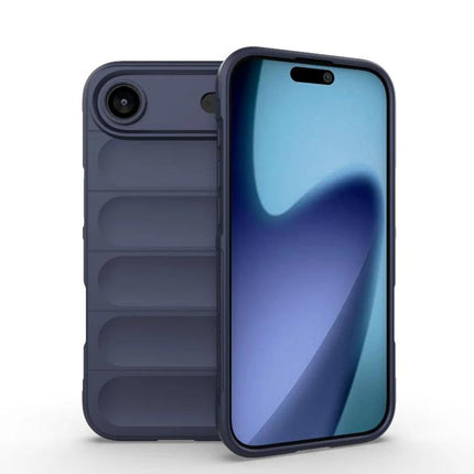 Magic Shield Case for Everyday iPhone Protection - slim dark blue TPU case, precise fit, lightweight scratch and dirt protection for daily carry