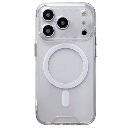 Protective Acrylic Case For iPhone Everyday Home Use clear acrylic TPU case with MagSafe ring, slim scratch and dust protection for home use