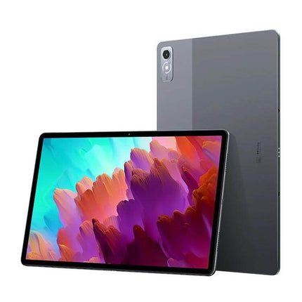 Lenovo Pad Pro 12.7-Inch Tablet for Everyday Productivity slim gray tablet front display and rear camera, ideal for on-the-go work and video calls