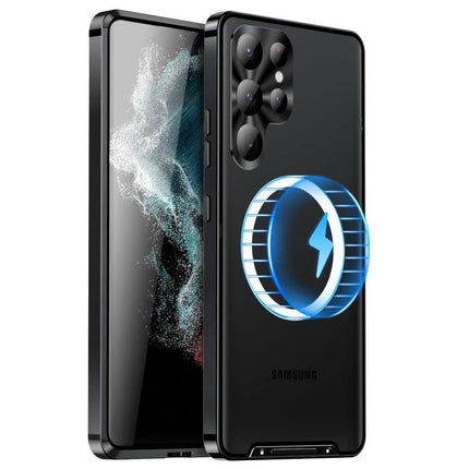 Samsung Magnetic Case For Daily Use With Slim Design That Keeps Your Phone Safe And Easy To Handle - slim black magnetic Samsung phone case with wireless charging alignment