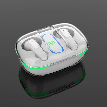 Wireless Bluetooth Earbuds With Battery Display For Calls Pro 70 digital display earbuds charging case commuting gym calls
