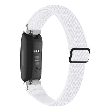 Wave Buckle Braided Nylon Watch Band For Fitbit Inspire 3