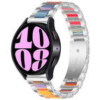 For Samsung Galaxy Watch 6 / 6 Classic / Silver Rainbow