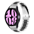 For Samsung Galaxy Watch 6 / 6 Classic / Silver Black