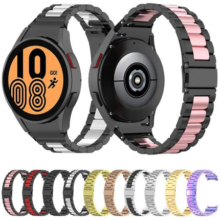 Three Bead Stainless Steel Band For Galaxy Watch 6/6 Classic