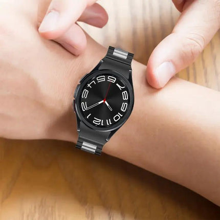 Three Bead Stainless Steel Band For Galaxy Watch 6/6 Classic