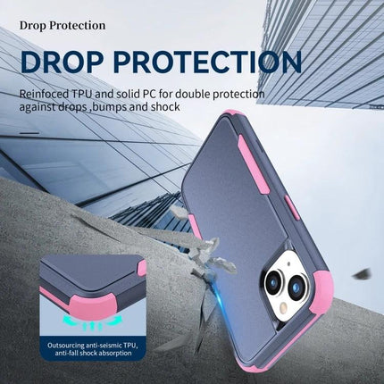 Phone Case for Everyday Use With TPU PC Material showing reinforced TPU and PC drop protection with precise cutouts and button access
