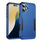 For iPhone 16 Plus / Royal Blue+Black