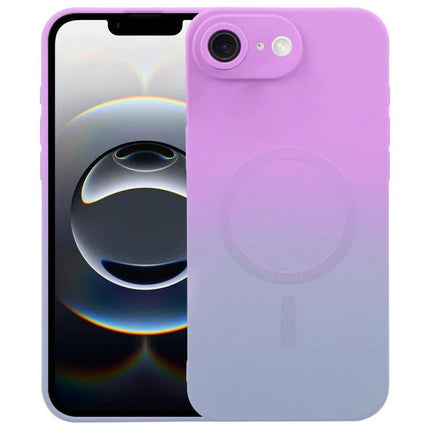 iPhone Case For Everyday Protection slim purple gradient case with included lens film protecting camera and ports