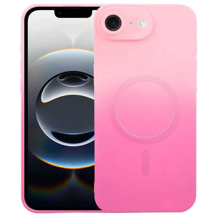 iPhone Case For Everyday Protection — slim pink minimalist case with camera lens film and full port/button access