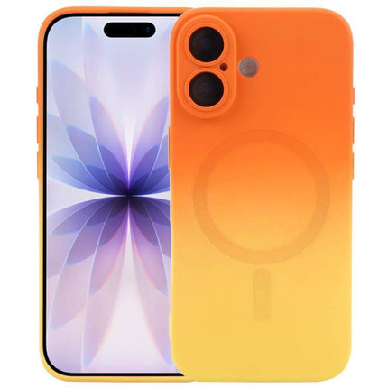 iPhone Case For Everyday Protection - slim orange gradient case with camera lens film, scratch and dirt resistant, easy access to buttons and ports