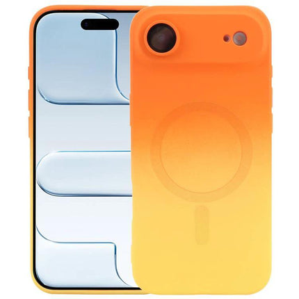 Gradient Phone Case For Everyday iPhone Protection During Daily Use On The Go On The Move - orange to yellow gradient minimalist protective case