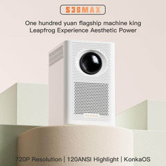 S30 Max Portable HD Projector with Android 10 and WiFi Connectivity