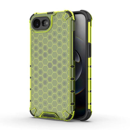 Phone Case for Everyday Home Protection - slim TPU+PC neon yellow hex pattern case guarding against scratches and minor bumps