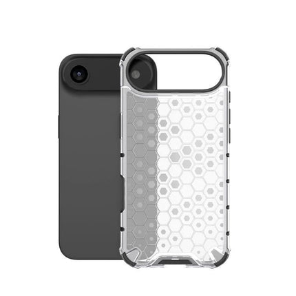 Everyday TPU PC Phone Case With Slim Protection For Daily Use On The Go And Commutes clear honeycomb slim protective TPU+PC case for commuting