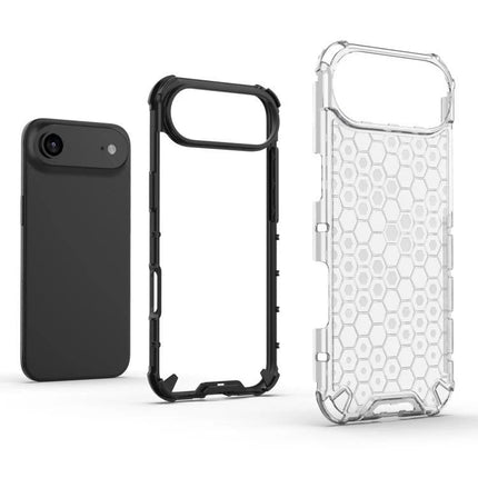 Everyday TPU PC Phone Case With Slim Protection For Daily Use On The Go And Commutes - clear and black slim TPU+PC protective phone case