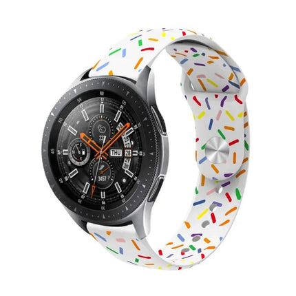Silicone Rainbow Dots Band For Galaxy Watch 6/6 Classic