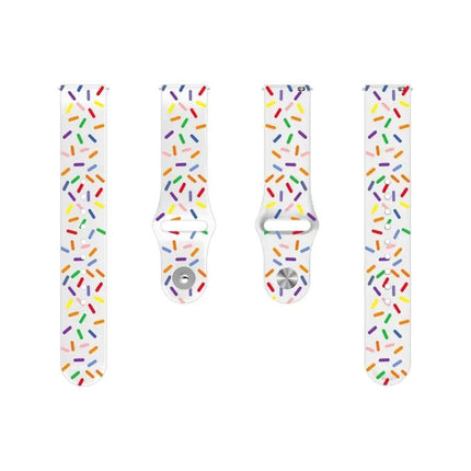 Silicone Rainbow Dots Band For Galaxy Watch 6/6 Classic