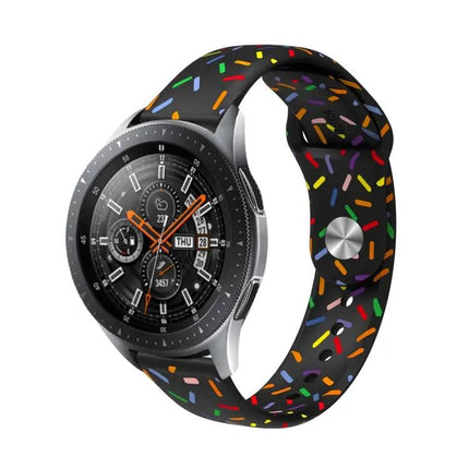 Silicone Rainbow Dots Band For Galaxy Watch 6/6 Classic