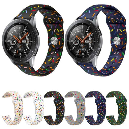 Silicone Rainbow Dots Band For Galaxy Watch 6/6 Classic