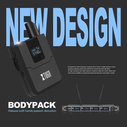 Keep your voice clear during daily events with XTUGA Microphone – XTUGA UHF wireless bodypack mic and receiver for weddings, meetings, outdoor parties