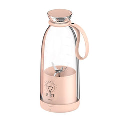 Portable 500ML Cordless Electric Juice Blender for On-the-Go Juicing Pink