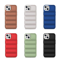 Shockproof Eiderdown Airbag Phone Case for iPhone 15 Plus