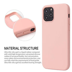 Soft Touch Liquid Silicone Case for iPhone 12 Pro Max