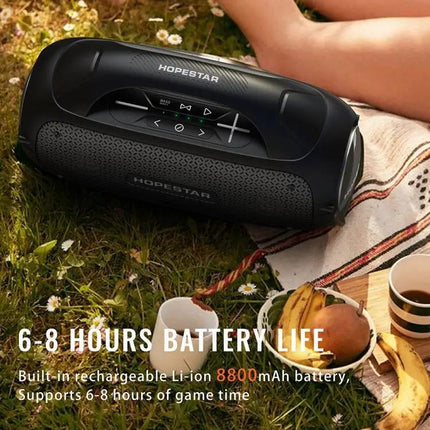 HOPESTAR Portable Bluetooth Speaker Splash Resistant