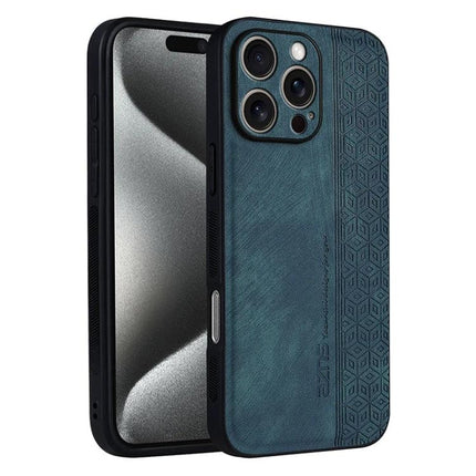 AZNS Embossed Phone Case For IPhone Series Everyday Protection With Embossed Skin Texture teal embossed grip iPhone case, TPU core, protective