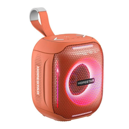 HOPESTAR Portable Bluetooth Speaker For Outdoor Picnics And Home orange compact IPX5 portable party speaker with strap