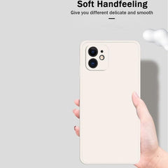 Funda para teléfono de imitación de silicona líquida