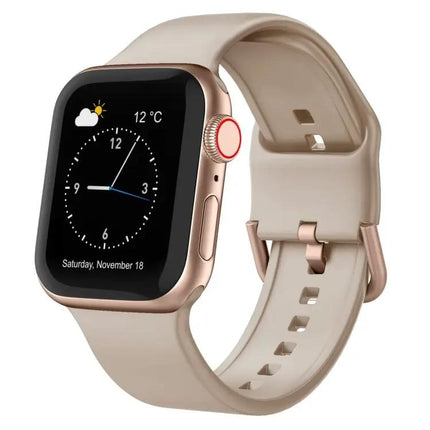 Silicone Pin Buckle Watch Band For Apple Watch Ultra 2 49mm