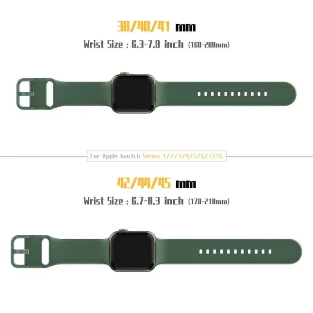 Silicone Pin Buckle Watch Band For Apple Watch 46mm | Syndmart