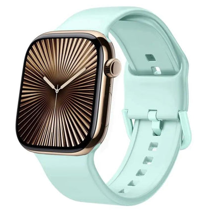 Silicone Pin Buckle Watch Band For Apple Watch 46mm